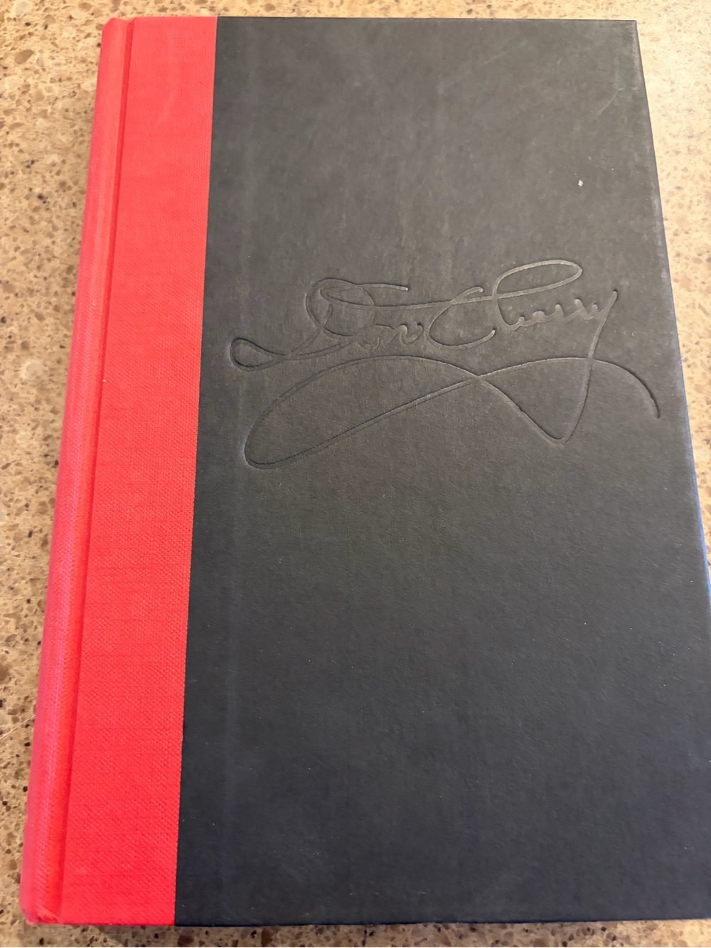 Black and Red Hardcover Journal by don cherry